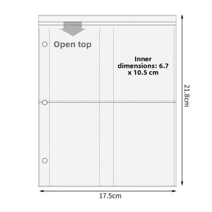 30pcs PVC Photo Album Set Featuring Durable Material For Long-Lasting Memory Storage