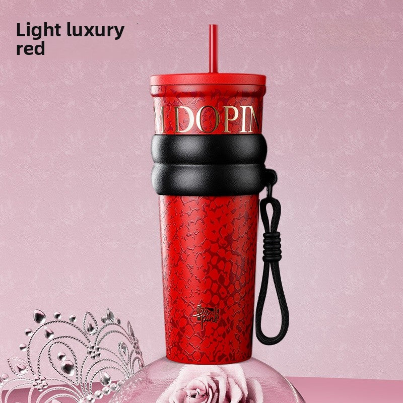 Snakeskin Thermos Cup Featuring Durable 316 Stainless Steel Material