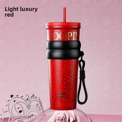 Snakeskin Thermos Cup Featuring Durable 316 Stainless Steel Material