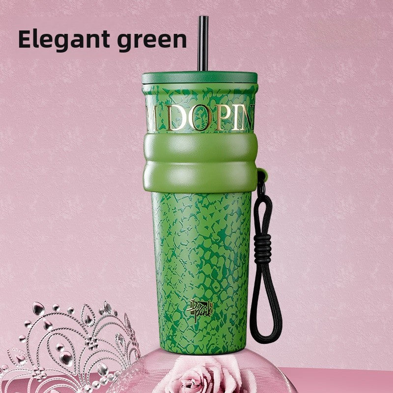 Snakeskin Thermos Cup Featuring Durable 316 Stainless Steel Material