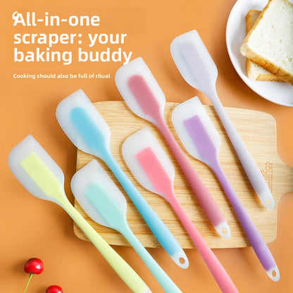 Silica Gel Baking Scraper For Kitchen And Cooking Use, Durable And Flexible Silicone Tool