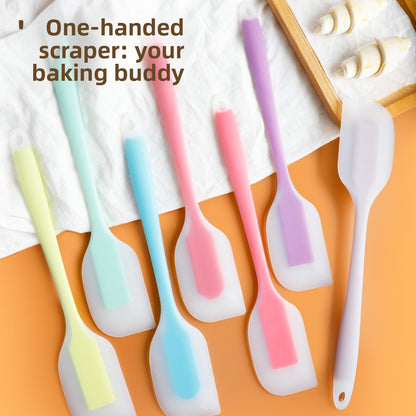 Silica Gel Baking Scraper For Kitchen And Cooking Use, Durable And Flexible Silicone Tool