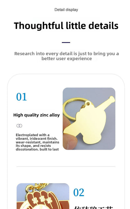 Elegant Keychain Accessory For Stylish And Practical Use