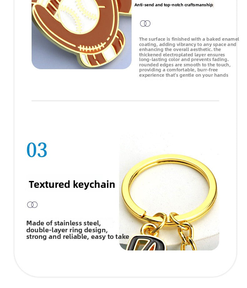 Elegant Keychain Accessory For Stylish And Practical Use