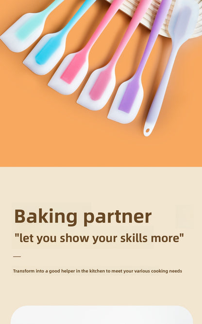 Silica Gel Baking Scraper For Kitchen And Cooking Use, Durable And Flexible Silicone Tool