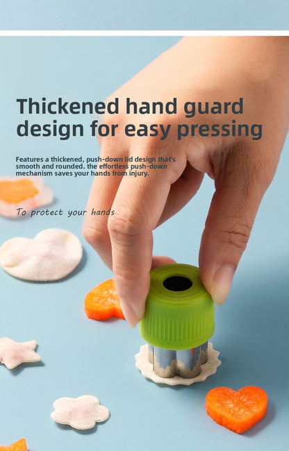 Cartoon Vegetable And Fruit Cookie Cutter Bakeware Made Of Durable 304 Stainless Steel
