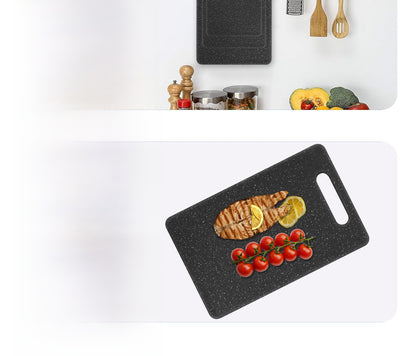 Marble Pattern Plastic Chopping Board For Kitchen Use, Durable And Lightweight Cutting Board