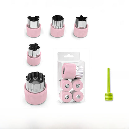 Cartoon Vegetable And Fruit Cookie Cutter Bakeware Made Of Durable 304 Stainless Steel