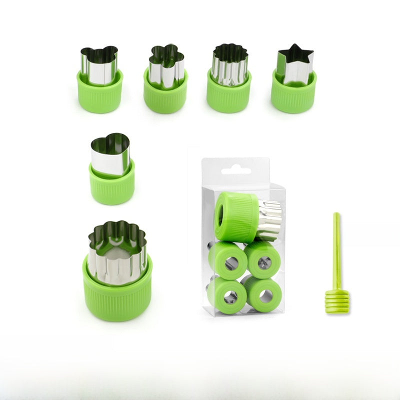 Cartoon Vegetable And Fruit Cookie Cutter Bakeware Made Of Durable 304 Stainless Steel