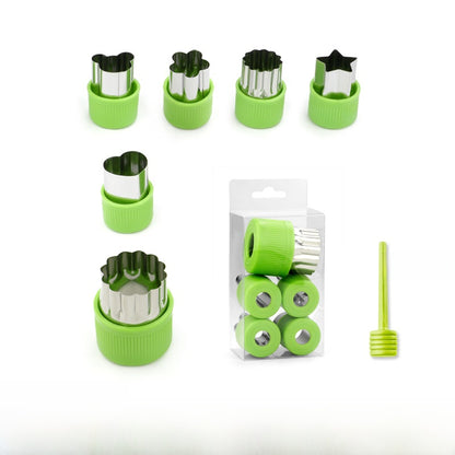 Cartoon Vegetable And Fruit Cookie Cutter Bakeware Made Of Durable 304 Stainless Steel