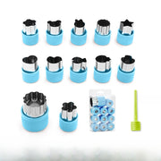 12-piece Set (blue)