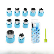 10-piece Set (blue)