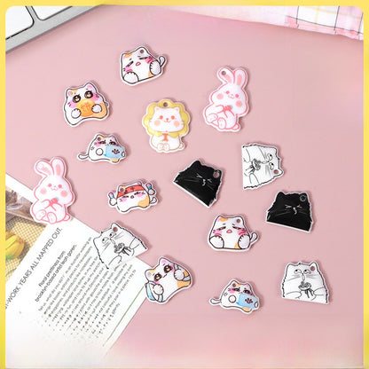 Cute New Style Animal Cat PVC Hanging Ornament Featuring Adorable Design