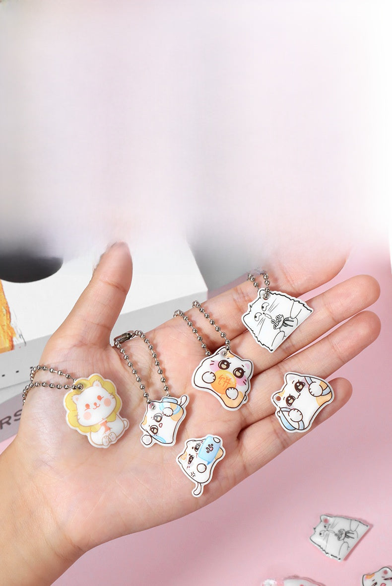 Cute New Style Animal Cat PVC Hanging Ornament Featuring Adorable Design