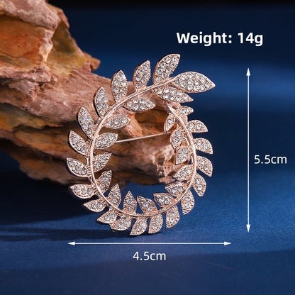 Elegant Flower Pearl Pin Brooch, Perfect Christmas Accessory With Delicate Floral Design