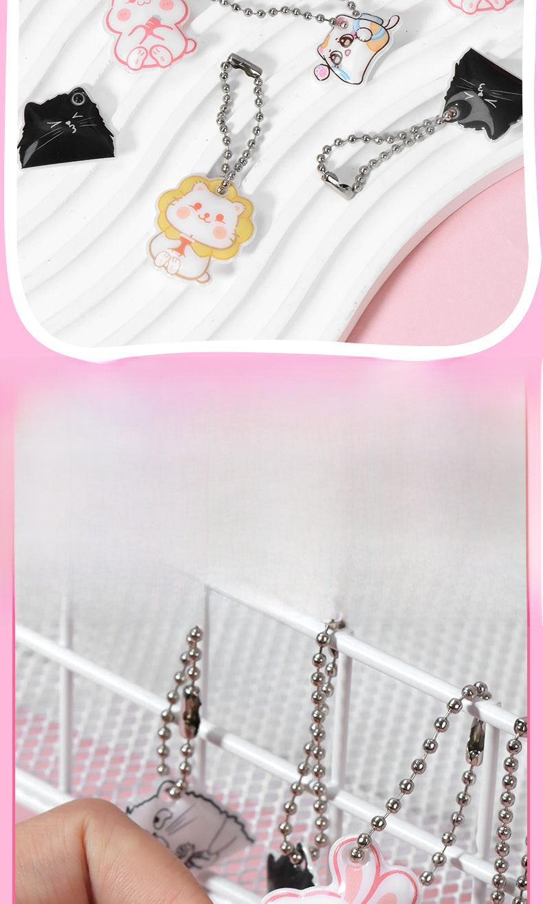 Cute New Style Animal Cat PVC Hanging Ornament Featuring Adorable Design