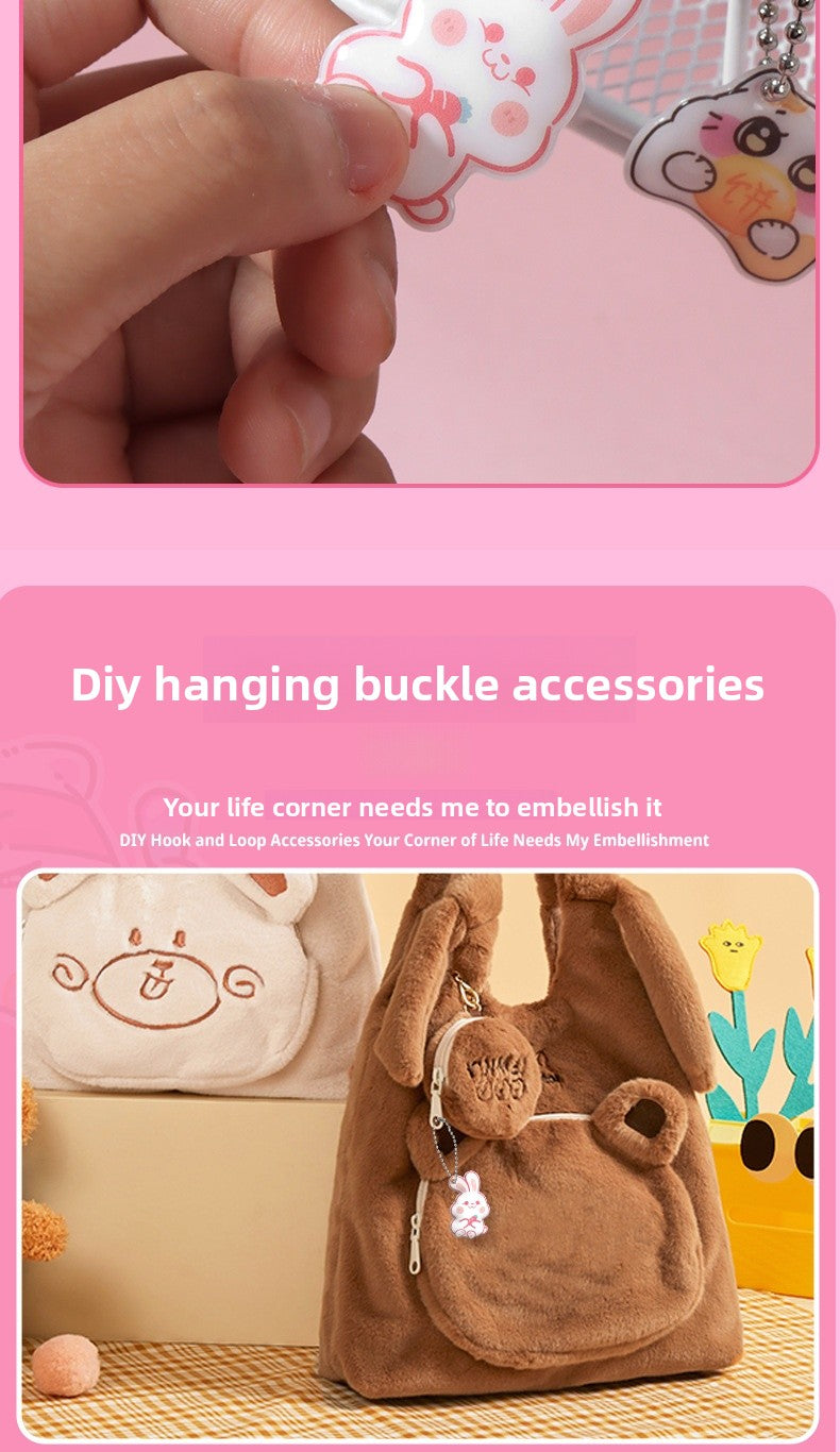 Cute New Style Animal Cat PVC Hanging Ornament Featuring Adorable Design