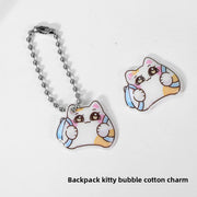 Backpack Kitten Bubble Foam Small Pendant 1 Piece