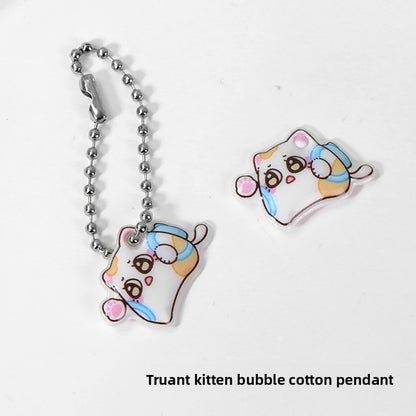 Cute New Style Animal Cat PVC Hanging Ornament Featuring Adorable Design