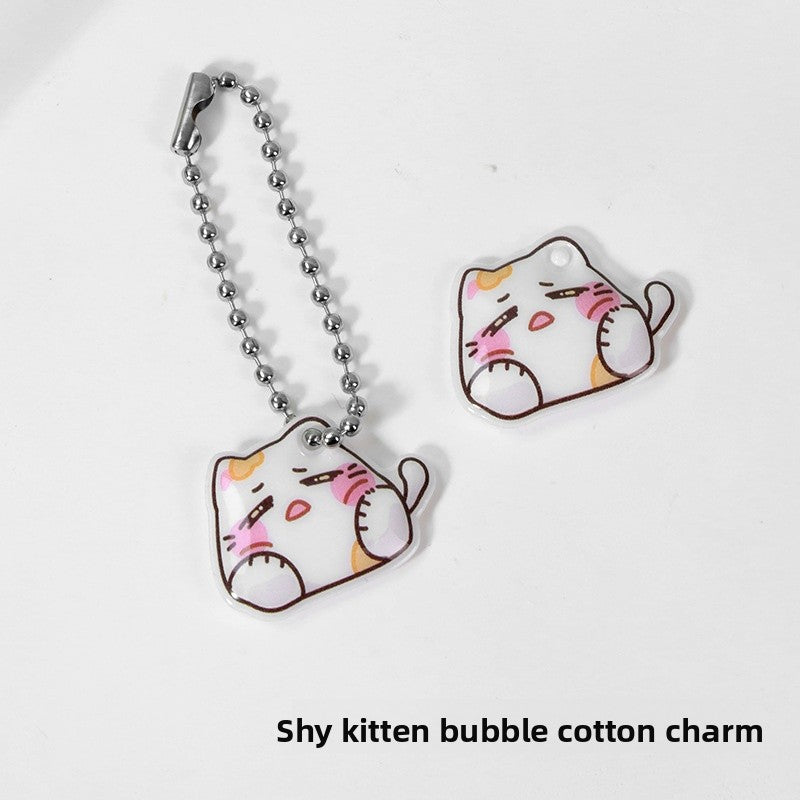 Cute New Style Animal Cat PVC Hanging Ornament Featuring Adorable Design