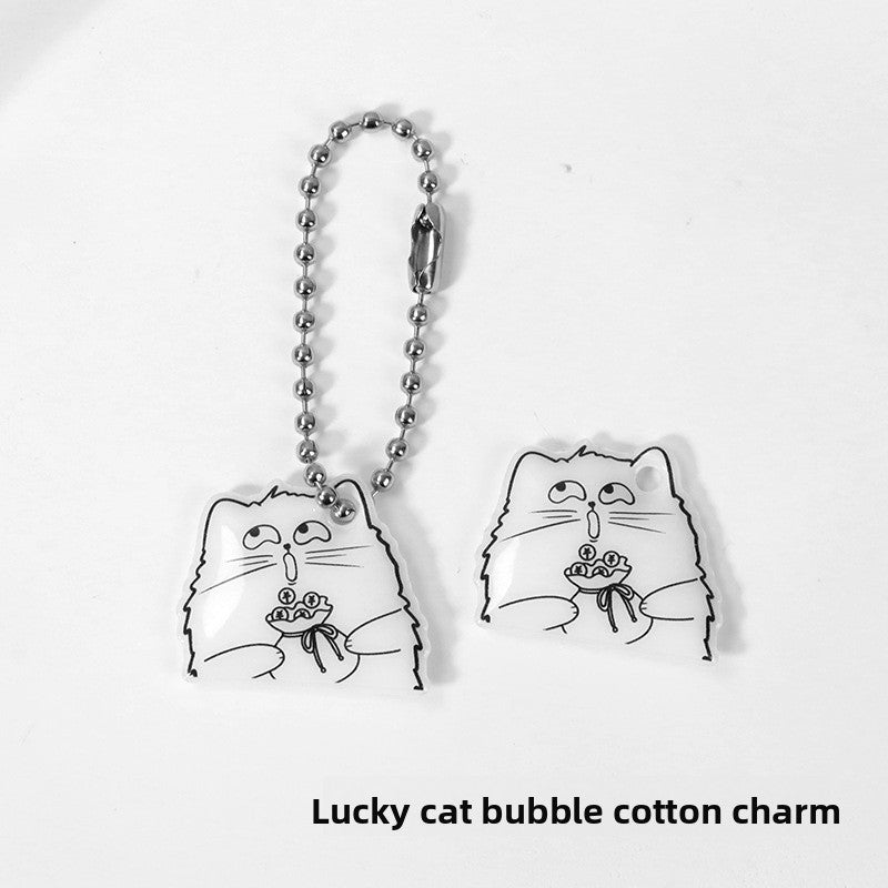 Cute New Style Animal Cat PVC Hanging Ornament Featuring Adorable Design