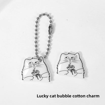 Cute New Style Animal Cat PVC Hanging Ornament Featuring Adorable Design