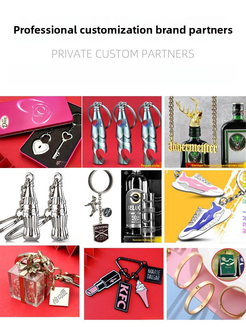 Zinc Alloy Keychain Featuring Durable Construction For Everyday Use