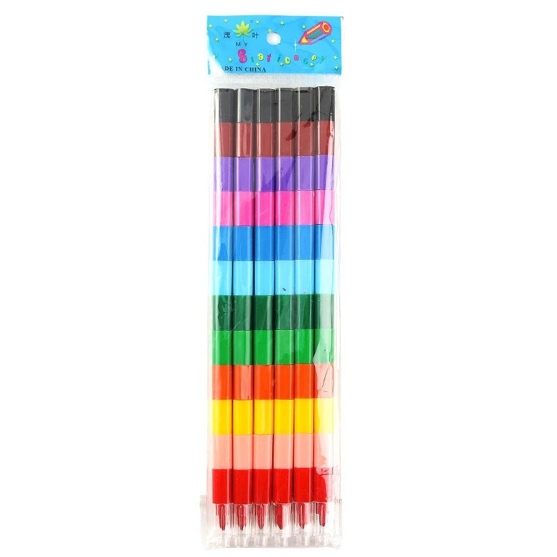 Graffiti Crayon In Plastic Material, 1 Piece For Creative Drawing And Coloring
