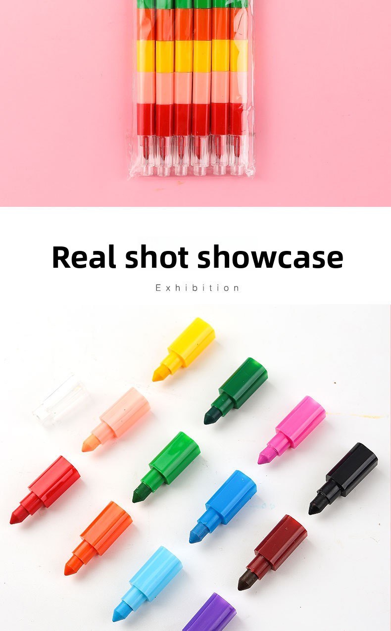 Graffiti Crayon In Plastic Material, 1 Piece For Creative Drawing And Coloring