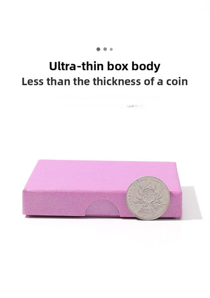 1 Piece Synthetic Jewelry Box In White Featuring Love Charms Design For Elegant Jewelry Storage