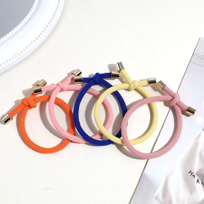 Simple Style Hair Tie For Women In Pink, Comfortable And Durable Hair Accessory