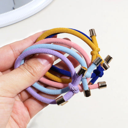 Simple Style Hair Tie For Women In Pink, Comfortable And Durable Hair Accessory