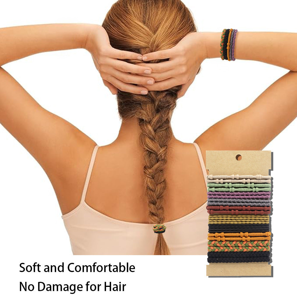 Bohemian Twist Hair Tie For Women, 10 PCS Package Hair Accessories