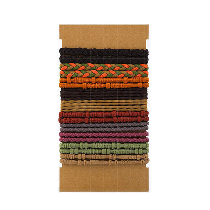 Bohemian Twist Hair Tie For Women, 10 PCS Package Hair Accessories