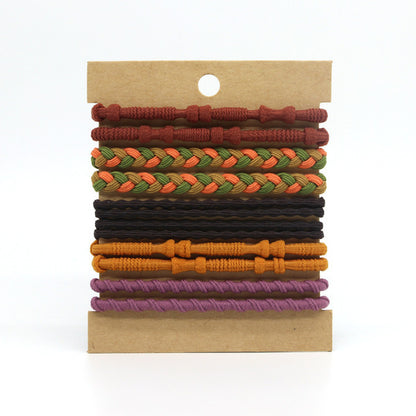 Bohemian Twist Hair Tie For Women, 10 PCS Package Hair Accessories