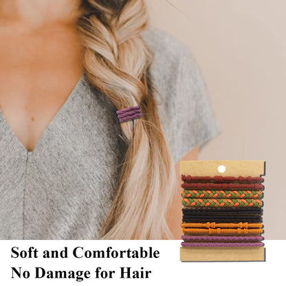 Bohemian Twist Hair Tie For Women, 10 PCS Package Hair Accessories
