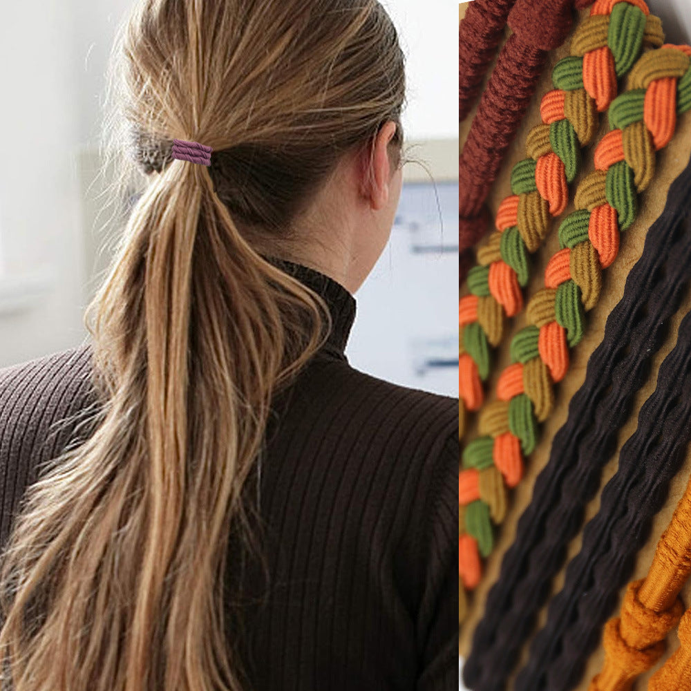 Bohemian Twist Hair Tie For Women, 10 PCS Package Hair Accessories