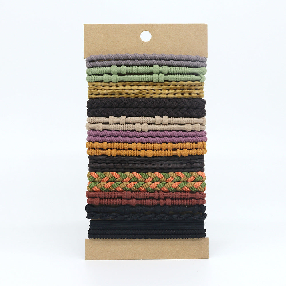 Bohemian Twist Hair Tie For Women, 10 PCS Package Hair Accessories
