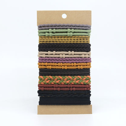 Bohemian Twist Hair Tie For Women, 10 PCS Package Hair Accessories