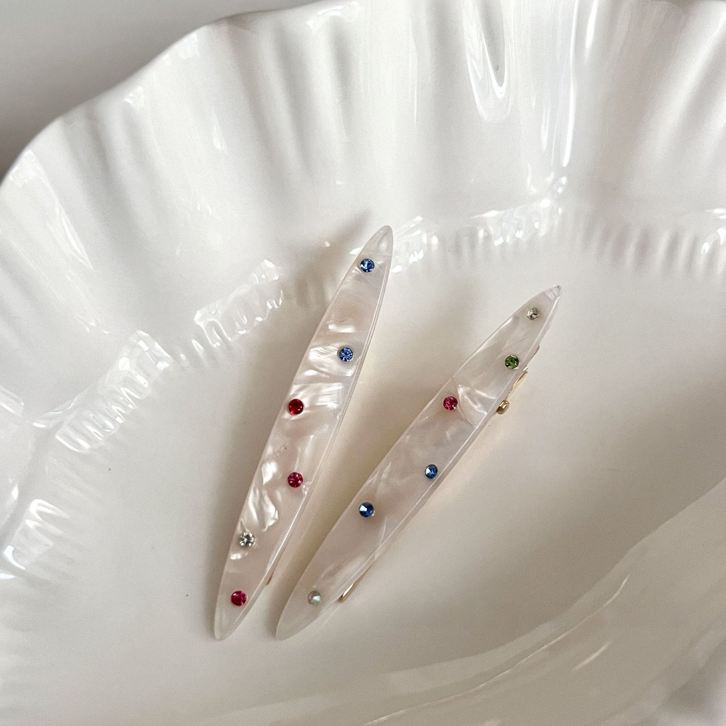 Sweet Geometric Hairpin For Women With Rhinestones, Available In Colour, Perfect For Spring