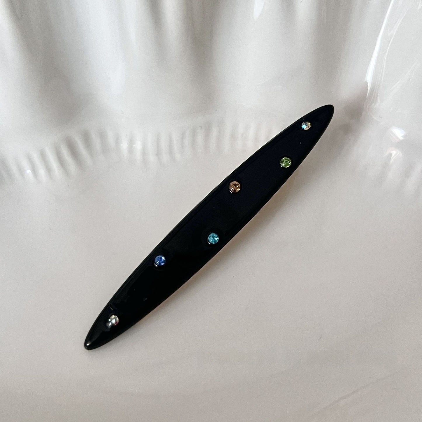 Sweet Geometric Hairpin For Women With Rhinestones, Available In Colour, Perfect For Spring