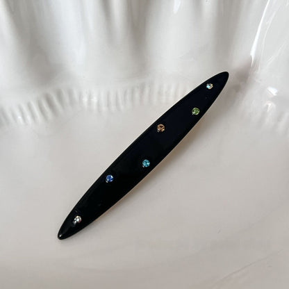 Sweet Geometric Hairpin For Women With Rhinestones, Available In Colour, Perfect For Spring