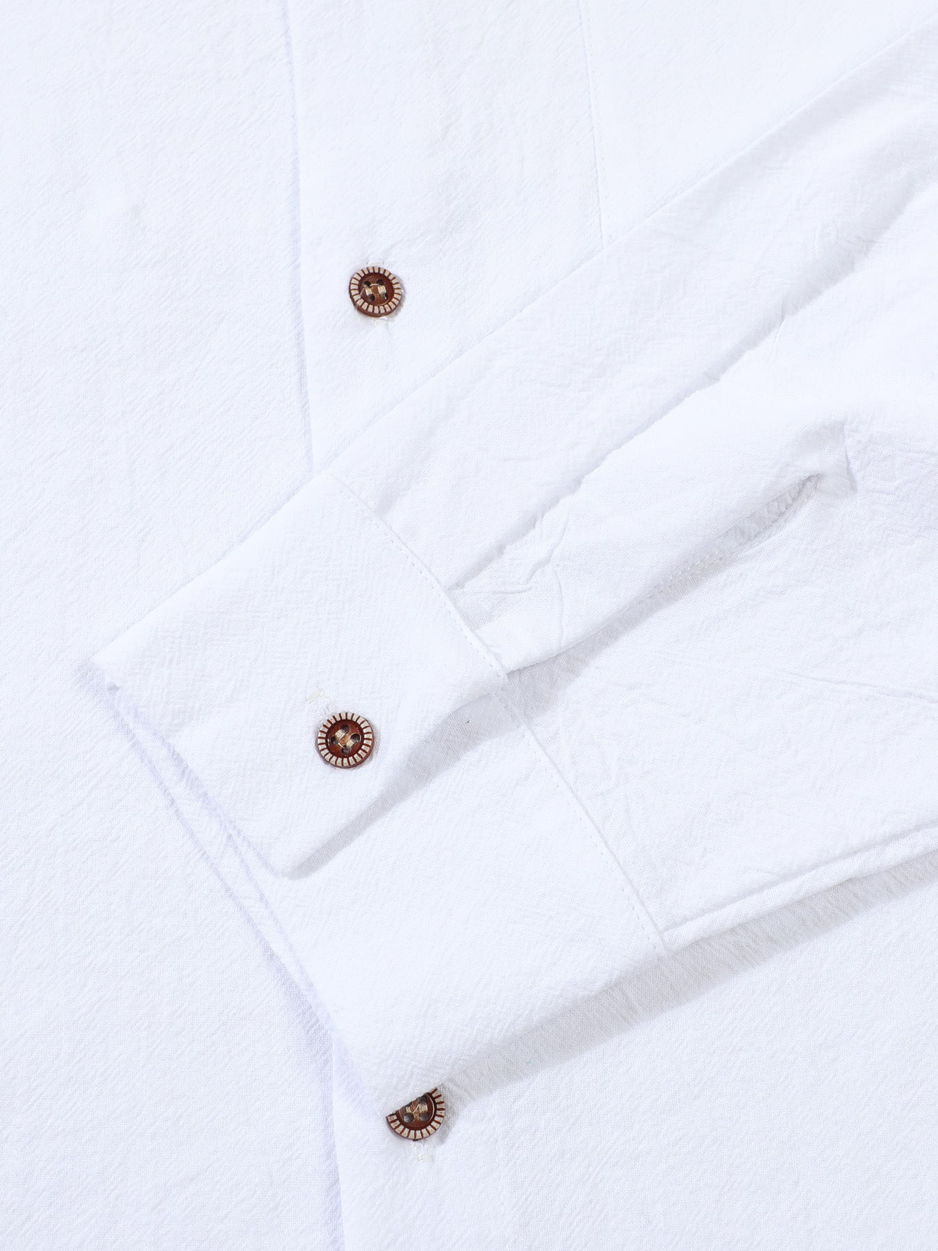 Solid Color Linen Long Sleeve Casual Blouse For Men With Hooded Design