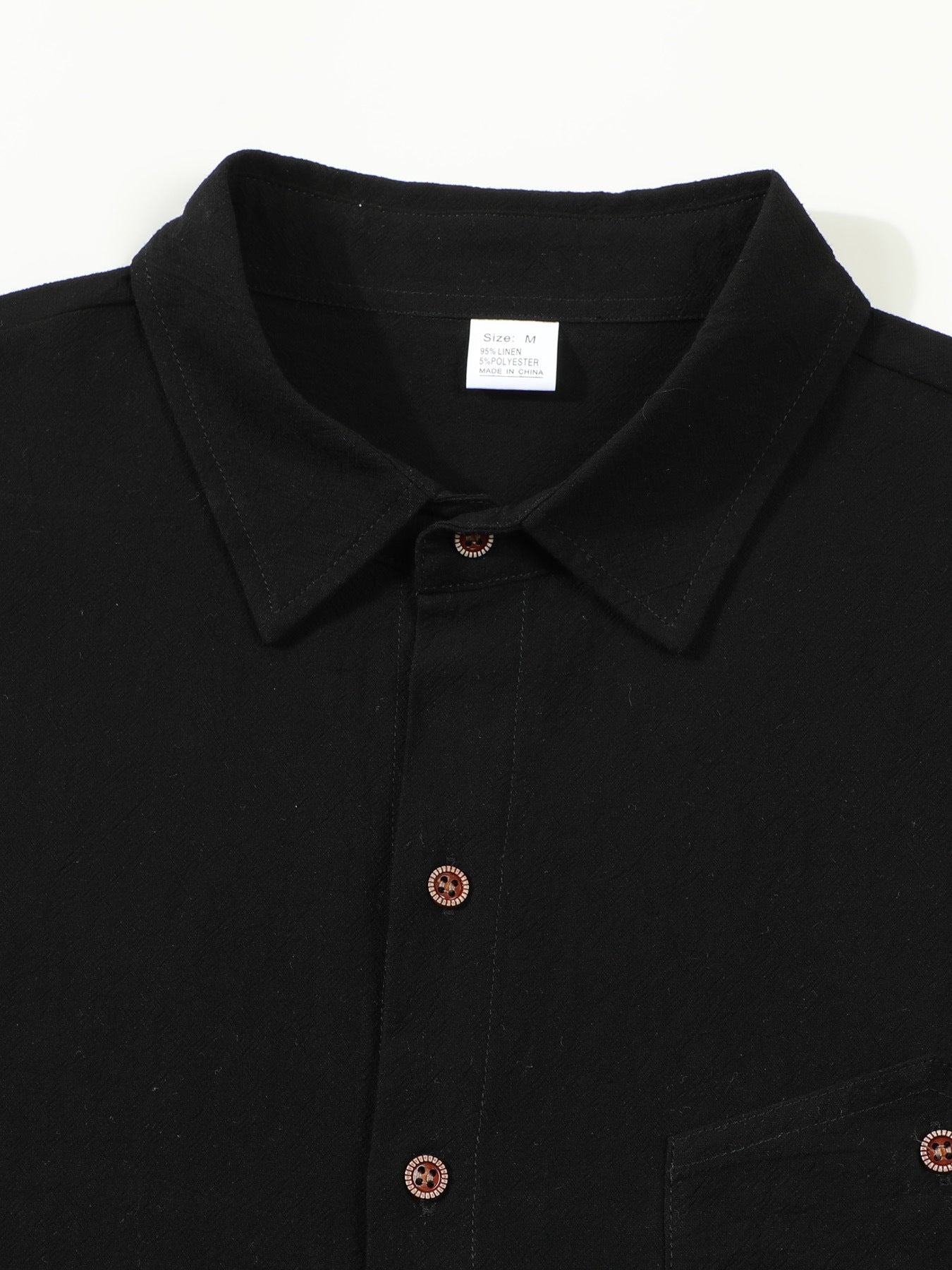 Solid Color Linen Long Sleeve Casual Blouse For Men With Hooded Design