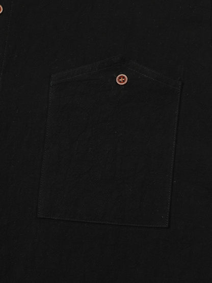 Solid Color Linen Long Sleeve Casual Blouse For Men With Hooded Design