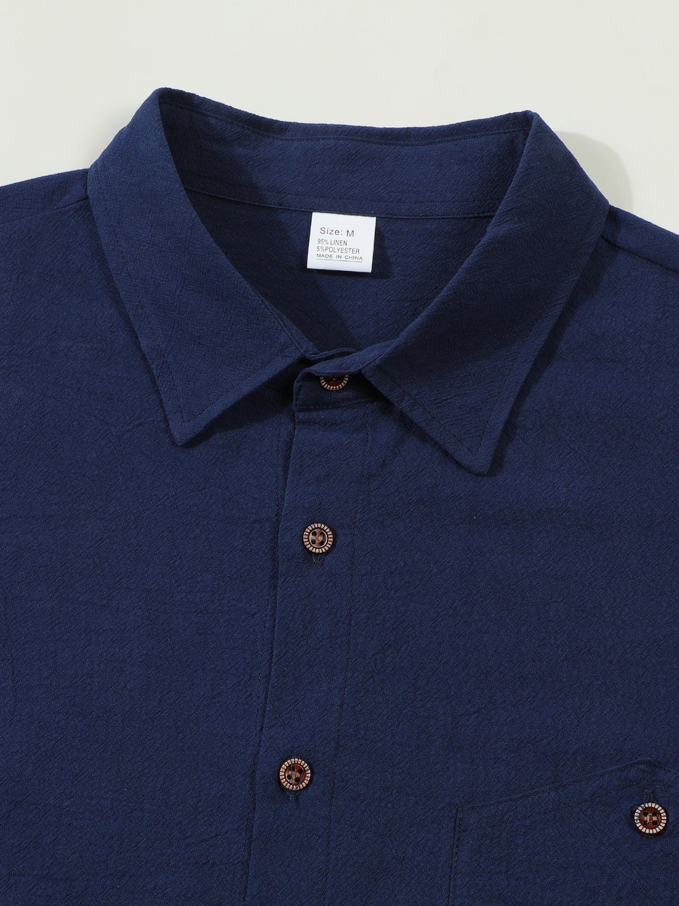 Solid Color Linen Long Sleeve Casual Blouse For Men With Hooded Design