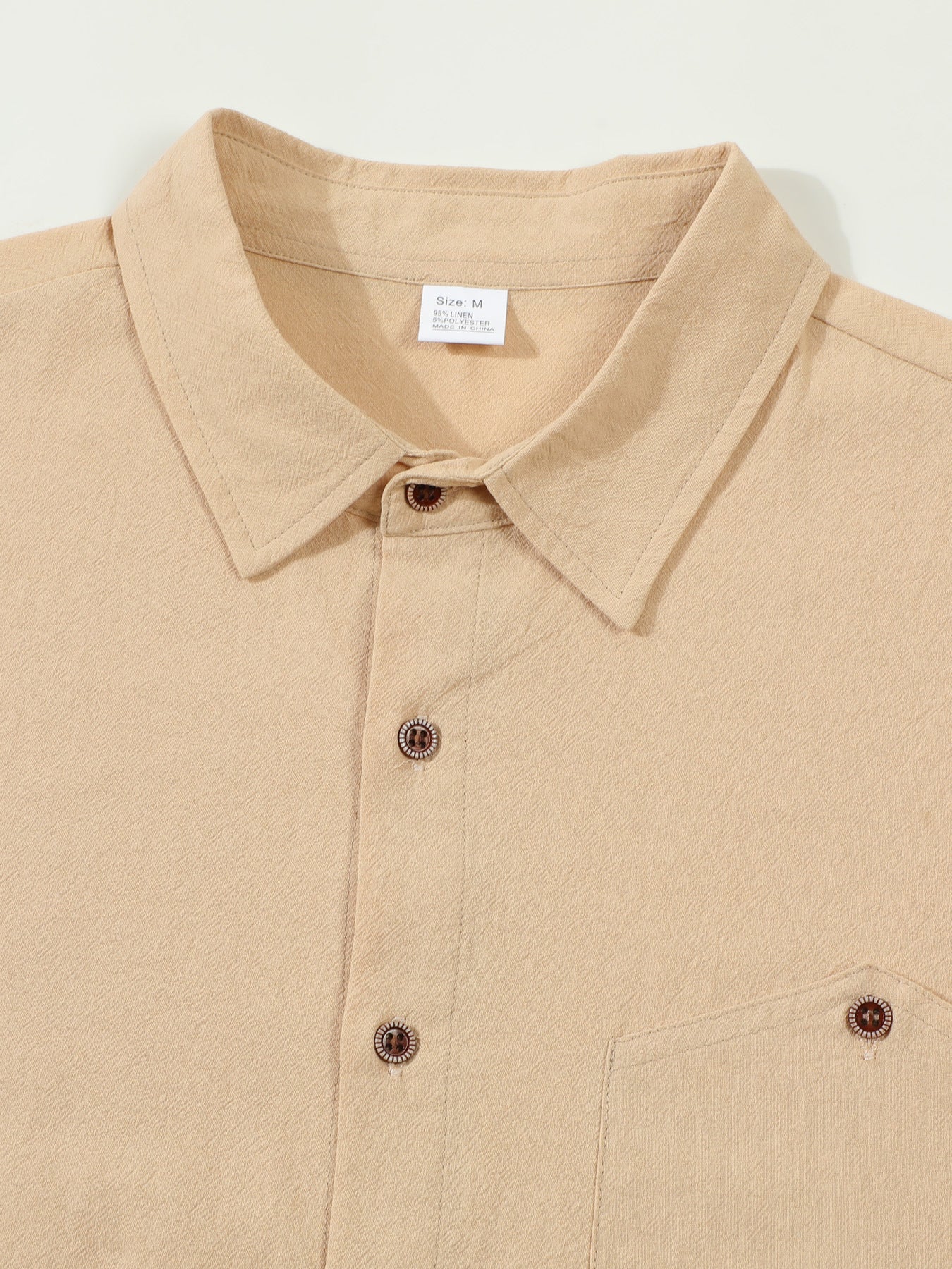 Solid Color Linen Long Sleeve Casual Blouse For Men With Hooded Design
