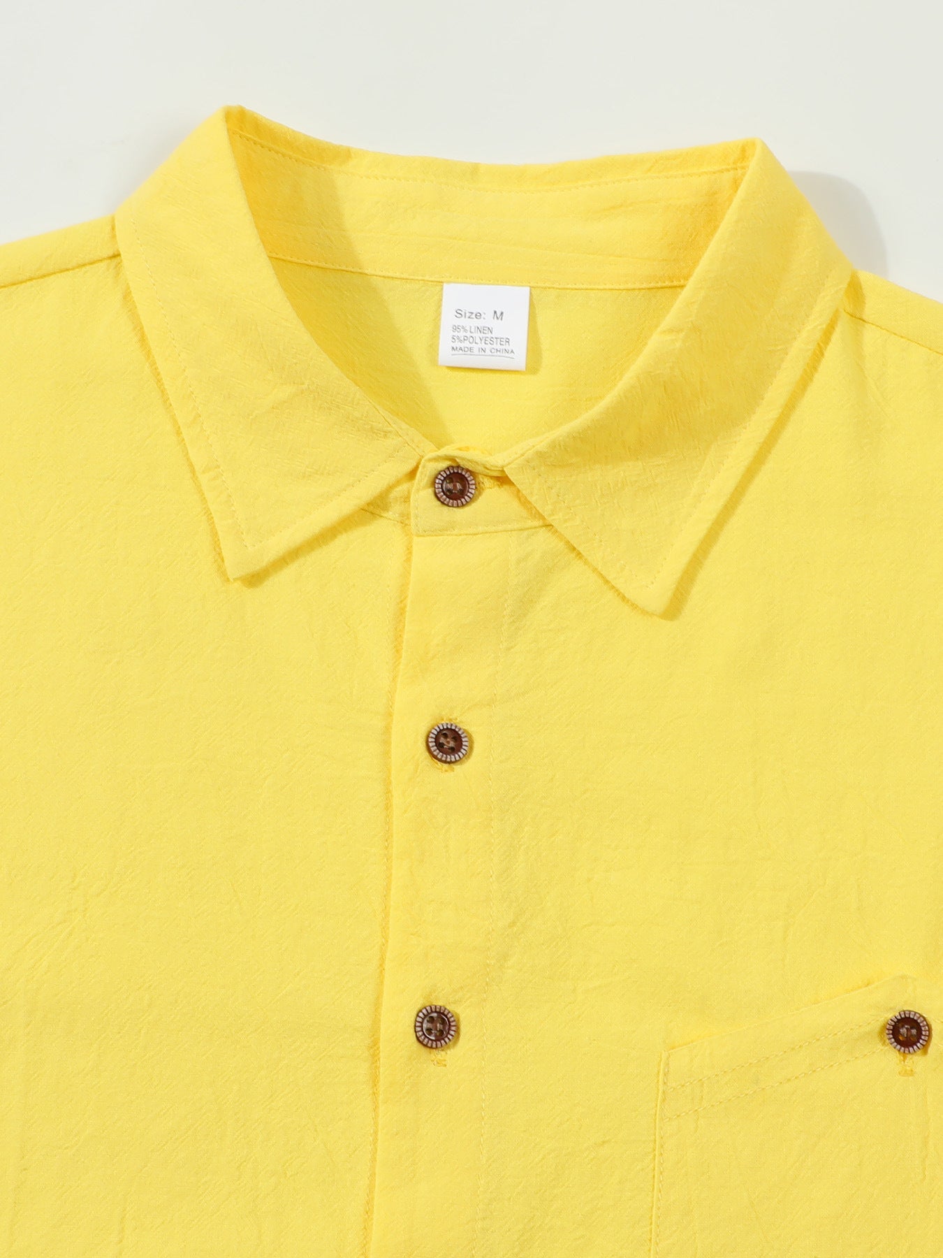 Solid Color Linen Long Sleeve Casual Blouse For Men With Hooded Design
