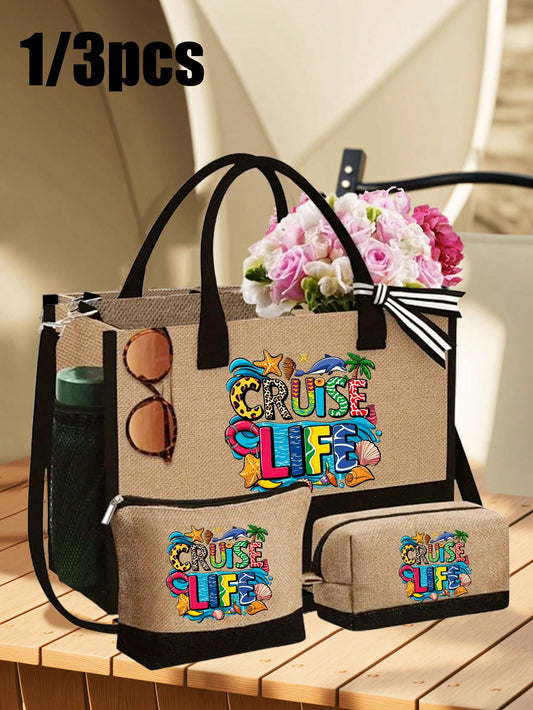 Unisex Animal Polyester Shoulder Bag In Square Shape For All Seasons