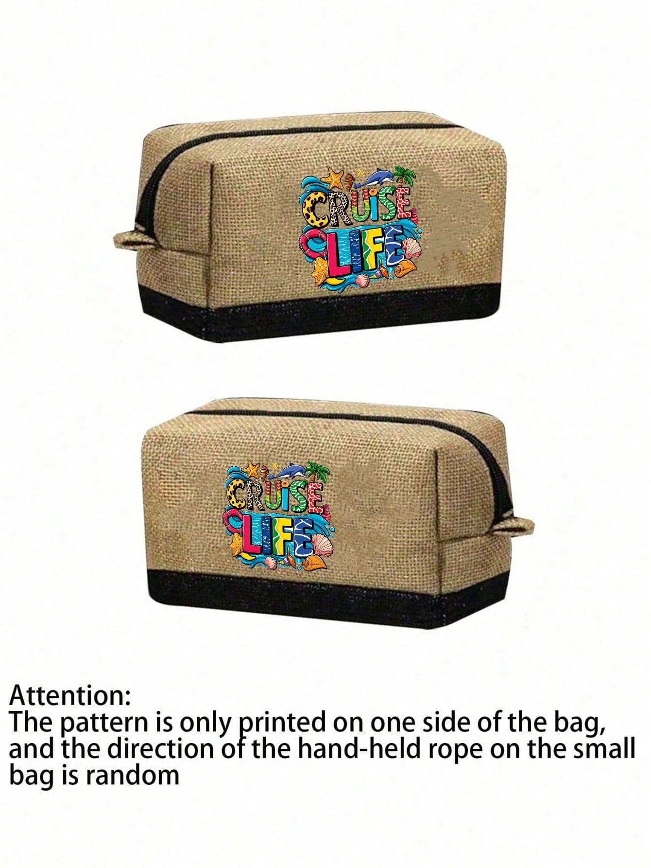 Unisex Animal Polyester Shoulder Bag In Square Shape For All Seasons